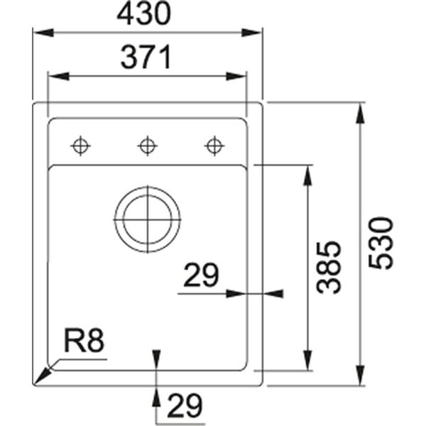 Zlewozmywak Franke Zlewozmywak Sirius SID 610-40 - 43 x 53 cm (114.0496.104)