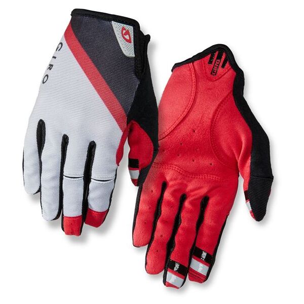 Giro Rękawiczki rowerowe DND grey dark red black r. S (GR-7085560)