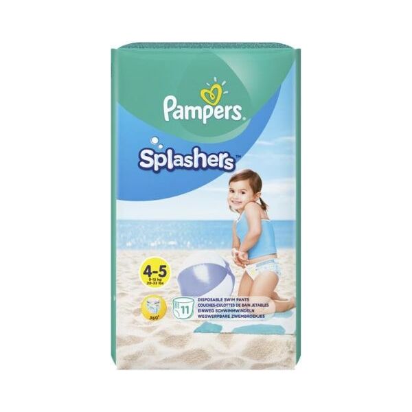 Pampers Splashers 4-5, 9-15 kg, 11 szt.