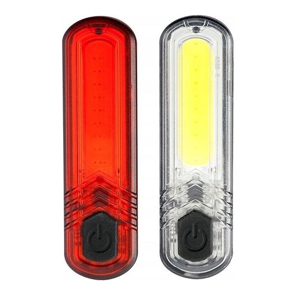 MacTronic Oświetlenie rowerowe Duoslim 60 lm + 18 lm, (ABS0031)