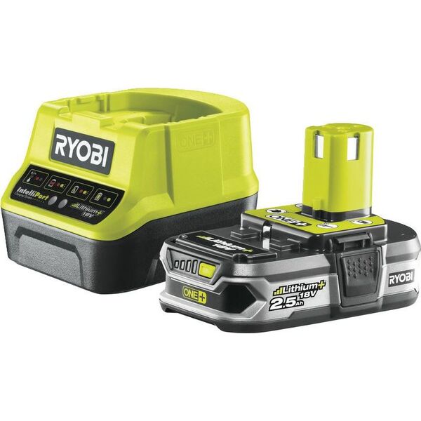 Ryobi Zestaw startowy ładowarka + akumulator RYOBI RC18120-125 - RC18120-125