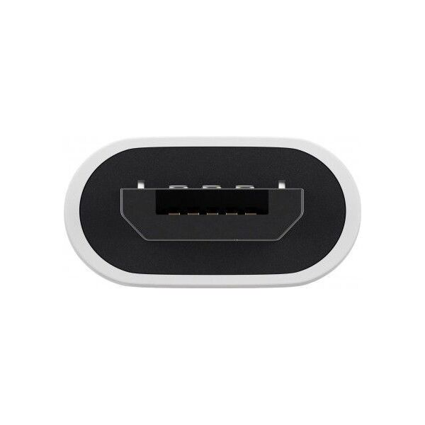 Adapter USB Goobay 55550 USB-C - microUSB Biały  (55550)