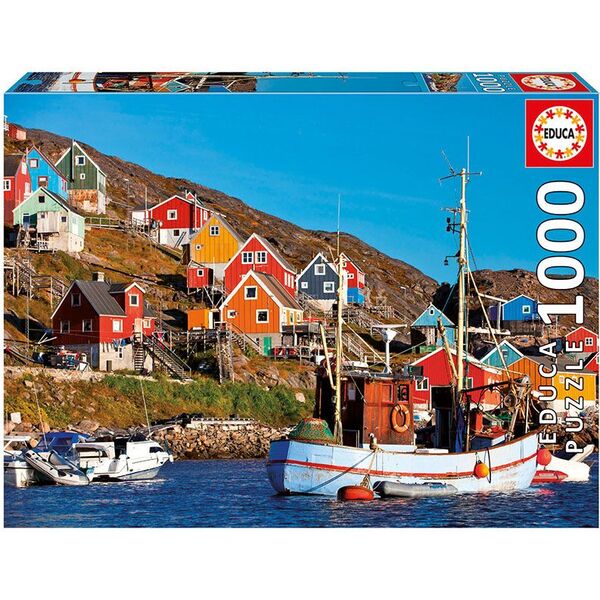 Educa Puzzle Nordic houses 1000 elementów