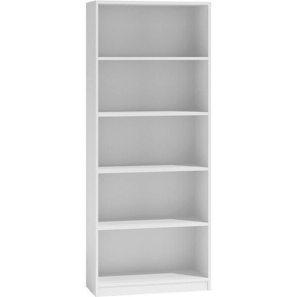 Topeshop Regał 60cm półka szafka książki segregatory biały (R60 BIEL)