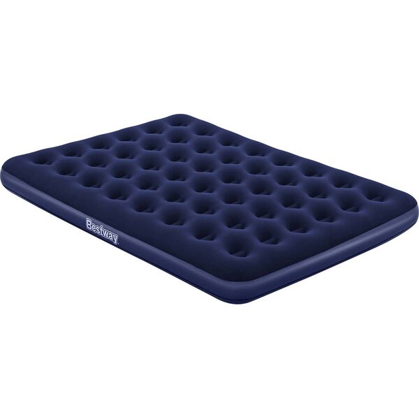 Bestway Materac welurowy Queen 203x152x22cm granatowy (67003-6232)