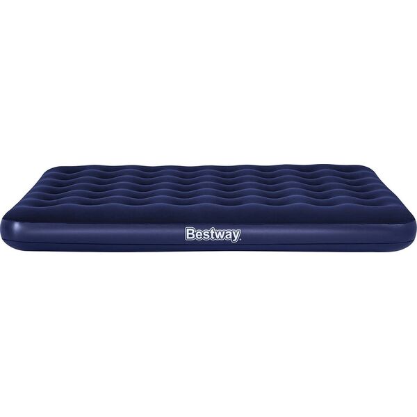 Bestway Materac welurowy Queen 203x152x22cm granatowy (67003-6232)