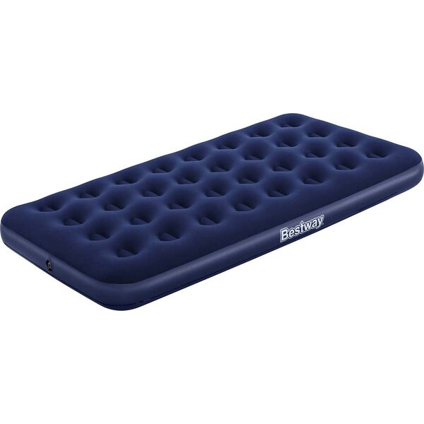 Bestway Materac welurowy Twin 188x99x22cm granatowy (67001-6195)