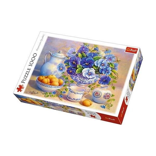 Trefl Puzzle 1000 elementów - Niebieski bukiet (GXP-645608)