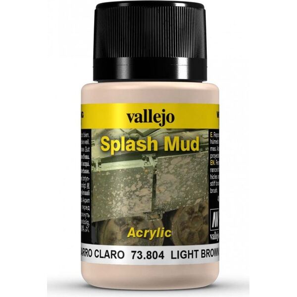 Vallejo Light Brown Splash Mud 40 ml