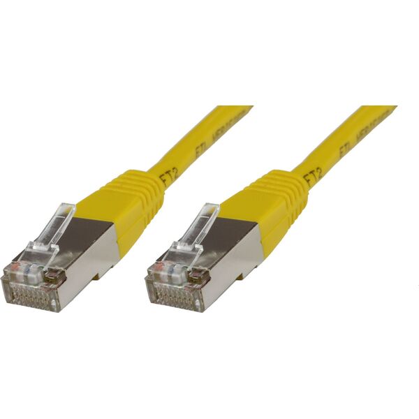 MicroConnect Patchcord F/UTP CAT6 1.5m LSZH żółty (STP6015Y)