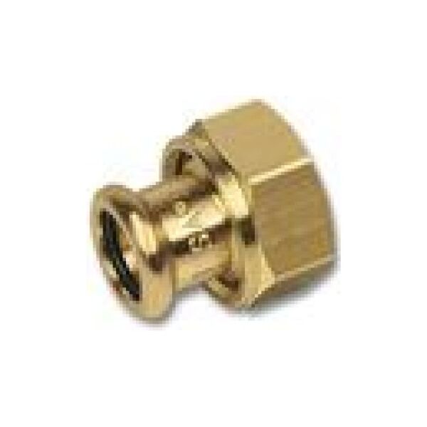 SANHA Purapress półśrubunek z uszczelką ZW 22mm x 3/4" (183592234)