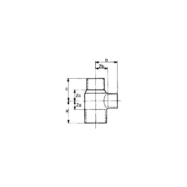 Conex Trójnik redukcyjny miedziany serii 5000 18 x 18 x 15mm (5130018018015)