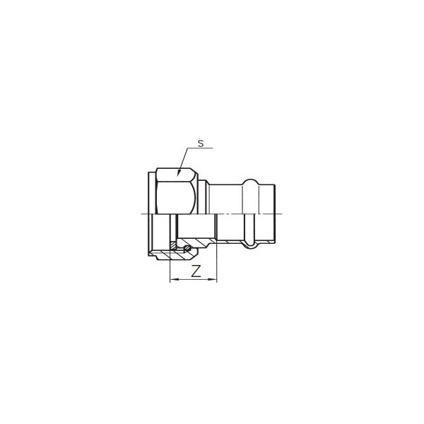 Conex Adapter z luźną nakrętką GW 18mm x 3/4" (P435501806000)