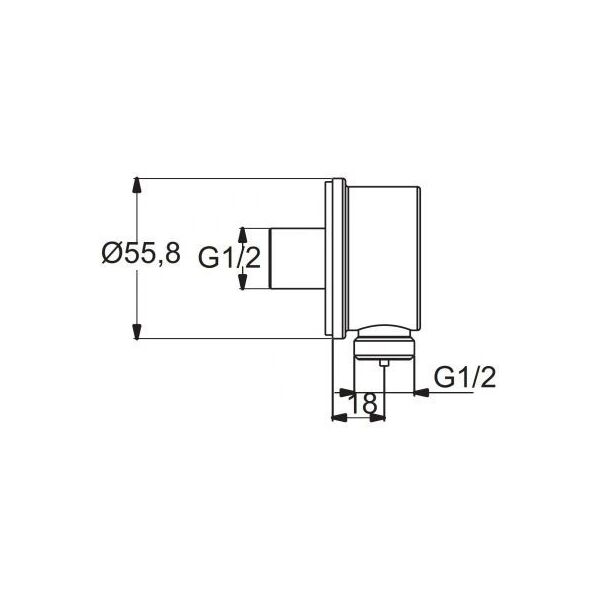 Ideal Standard Przyłącze kątowe (B9448AA)