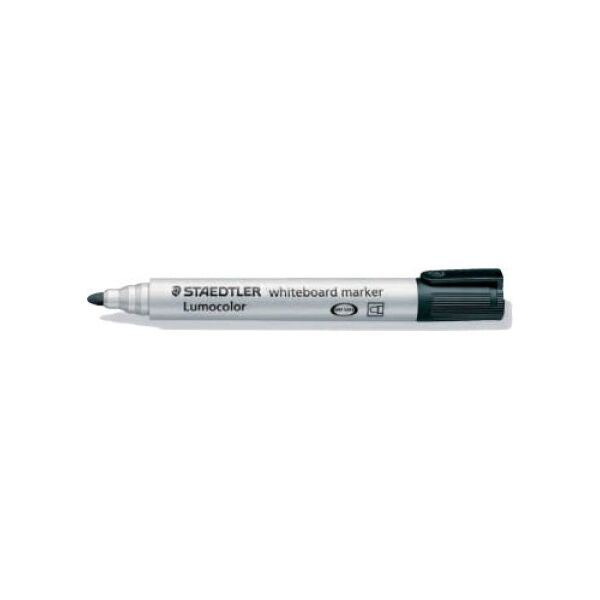 Staedtler Marker do białych tablic LUMOCOLOR, okrągła końcówka 2mm, czarny (STA364)