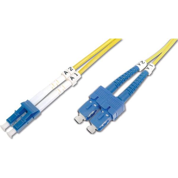Digitus Patchcord Światłowodowy LC -> SC, OS2, 5m (DK-2932-05))