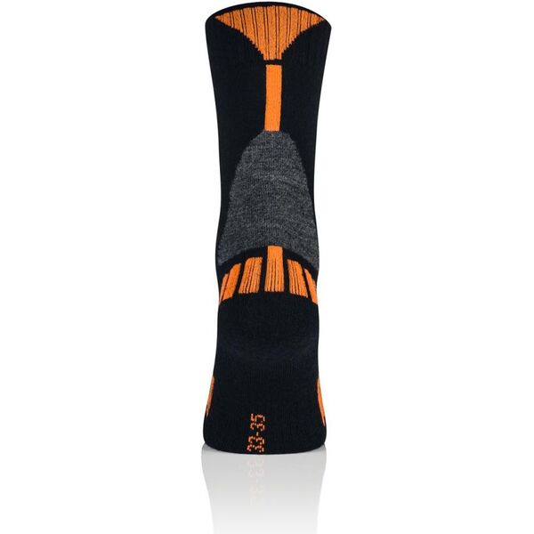 Brubeck Skarpety dziecięce Ski Force szaro-pomarańczowe r. 33-35 (BSK001/J)