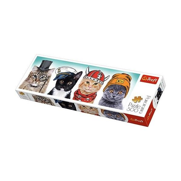 Trefl Puzzle, 500 elementów. Panorama - Puszysta ekipa (GXP-645440)