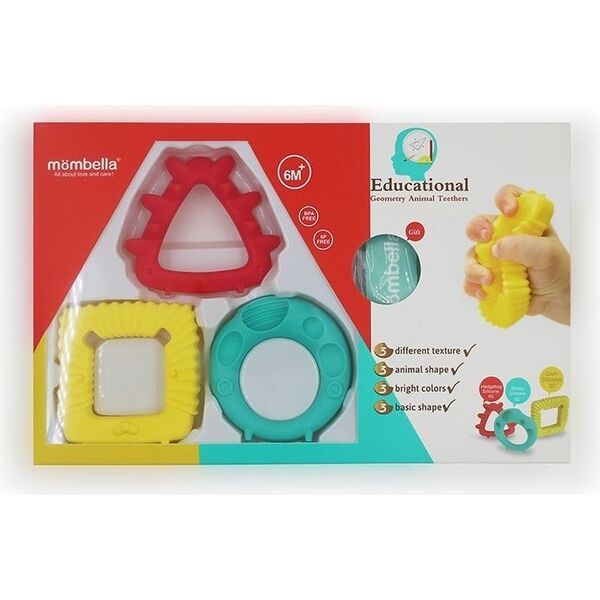 Mombella Mombella Gryzaki Geometryczne Zwierzątka