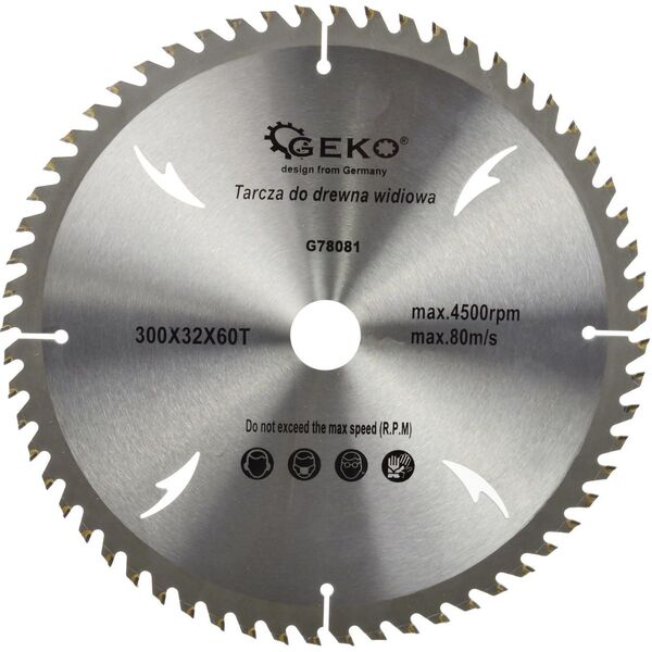 Geko tarcza do drewna 300x32x60T (G78081)