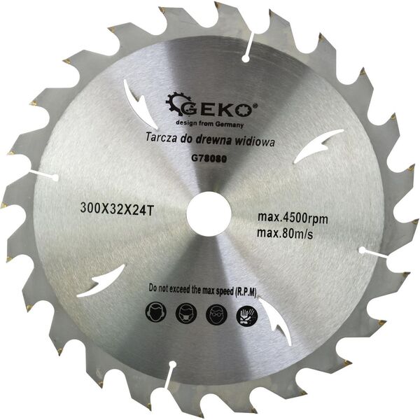 Geko Tarcza do drewna 300x32x24T(otwory)(20)