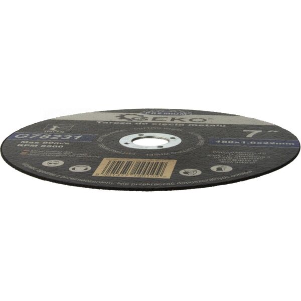 Geko Tarcza do cięcia metalu PREMIUM 180x1.6 Inox (G78231)