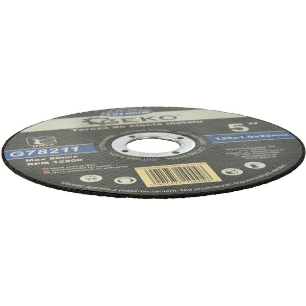 Geko tarcza do cięcia metalu Premium 125x1.0 Inox (G78211)