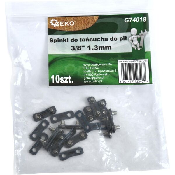 Geko Spinki do łańcucha do pił 3,8" 1,3mm (G74018)