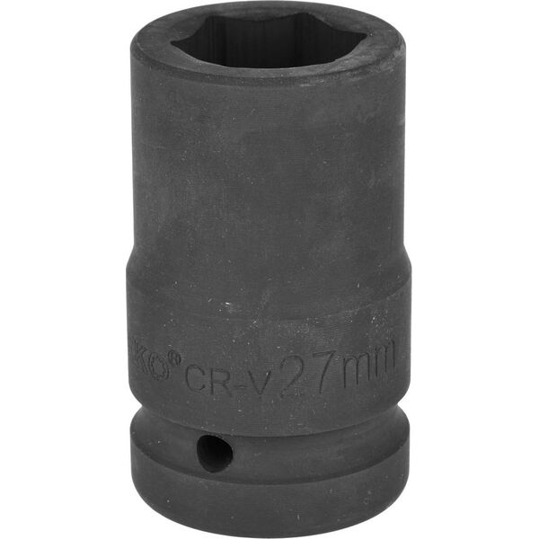 Geko Nasadka udarowa 1" 27mm czarna(50)