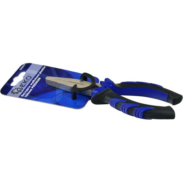 Geko szczypce wydłużone płaskie 160mm premium (G00810)