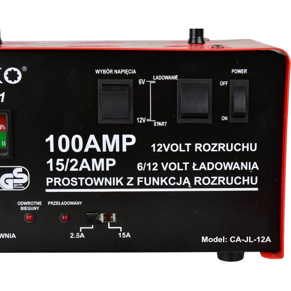 Geko Prostownik z rozruchem 100A 6/12V GEKO(1)