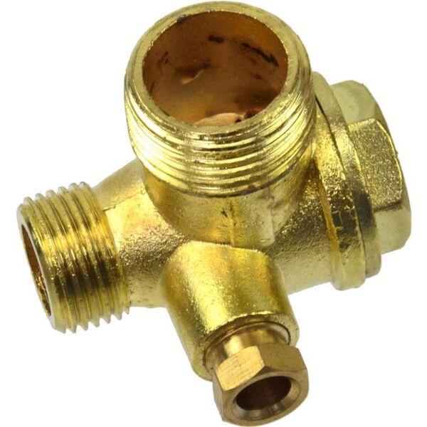 Geko zawór zwrotny kompresora 1/2"x3/8x1/4" (G80308)