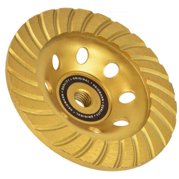 Geko tarcza diamentowa turbo do szlifowania betonu 125mm M14 (H00121)