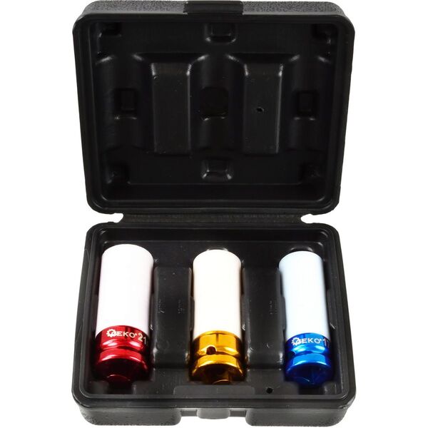 Geko zestaw nasadek udarowych alufelg 17mm 19mm 21mm (G10510)