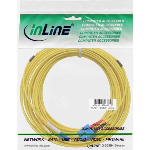 InLine InLine Fiber Optical Duplex Cable, LC/SC, 9/125µm, OS2, 7.5m