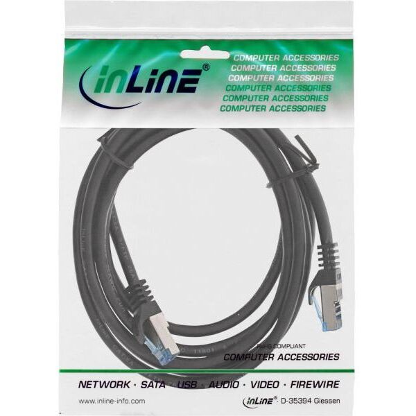 InLine Patchcord Cat.6A, S/FTP, przemysłowy, 2m (73802S)
