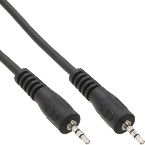 Kabel InLine Jack 2.5mm - Jack 2.5mm 1m czarny (99936H)