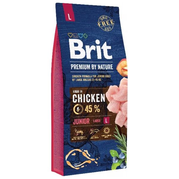Brit Premium By Nature Junior L Large 15kg