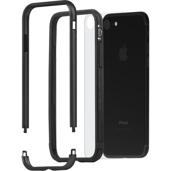 Moshi Moshi Luxe - Etui Z Aluminiową Ramką Iphone 8 / 7 (black)
