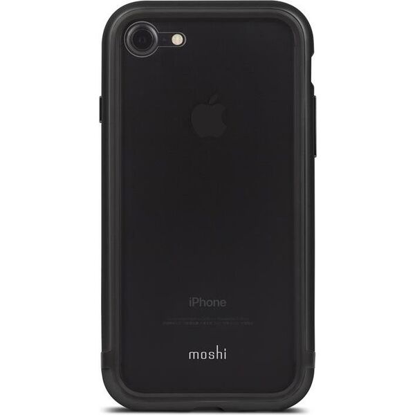 Moshi Moshi Luxe - Etui Z Aluminiową Ramką Iphone 8 / 7 (black)