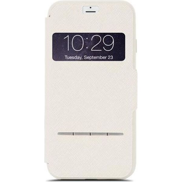 Moshi Moshi Sensecover - Etui Z Klapką Dotykową + Folia Na Ekran Iphone 8 / 7 (stone White)