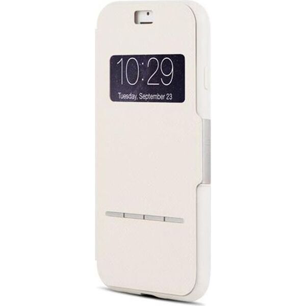 Moshi Moshi Sensecover - Etui Z Klapką Dotykową + Folia Na Ekran Iphone 8 / 7 (stone White)