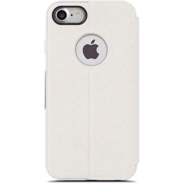 Moshi Moshi Sensecover - Etui Z Klapką Dotykową + Folia Na Ekran Iphone 8 / 7 (stone White)