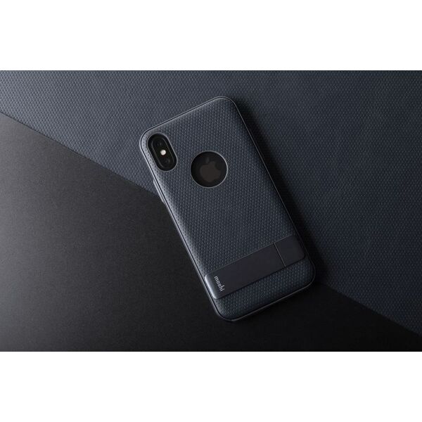 Moshi Moshi Kameleon - Etui Hardshell Z Podstawką Iphone X (midnight Blue)