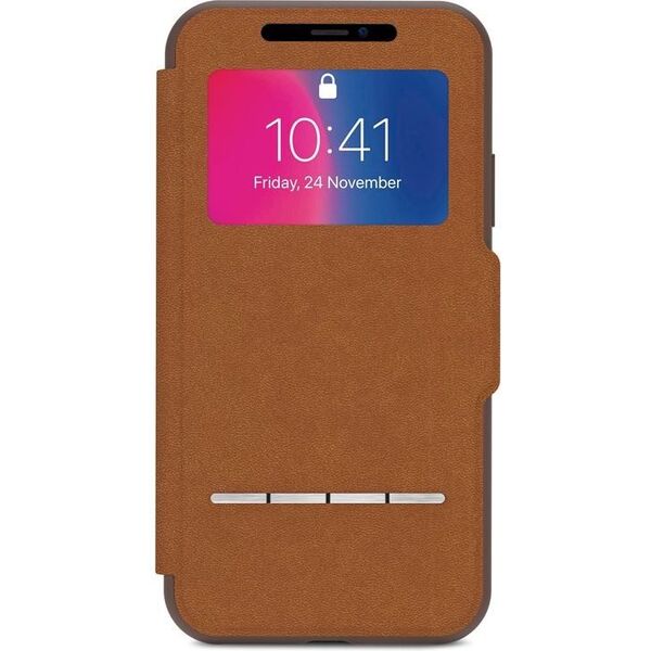 Moshi Moshi Sensecover - Etui Z Klapką Dotykową Iphone X (caramel Brown)