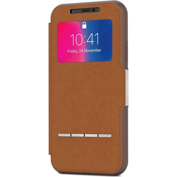 Moshi Moshi Sensecover - Etui Z Klapką Dotykową Iphone X (caramel Brown)