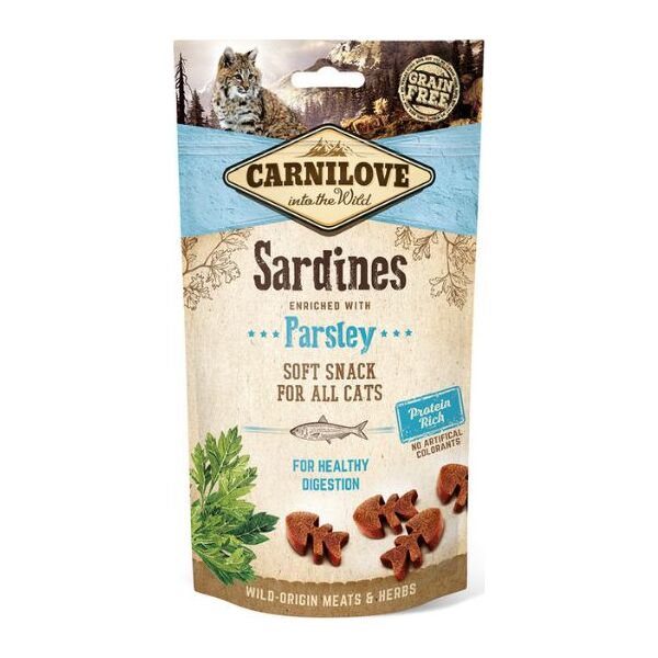 Carnilove Carnilove Cat Snack Fresh Soft Sardine+Parsley 50g