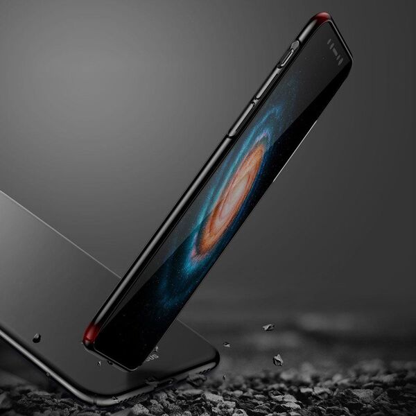 Baseus Etui iPhone X Baseus Thin Case ultra cienki pokrowiec czerwony