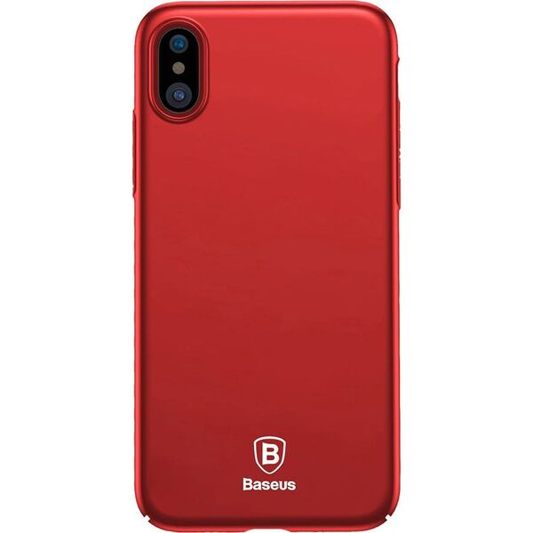 Baseus Etui iPhone X Baseus Thin Case ultra cienki pokrowiec czerwony