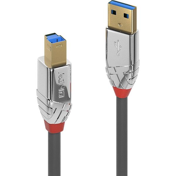 Kabel USB Lindy USB-A - USB-B 2 m Czarny (36662)